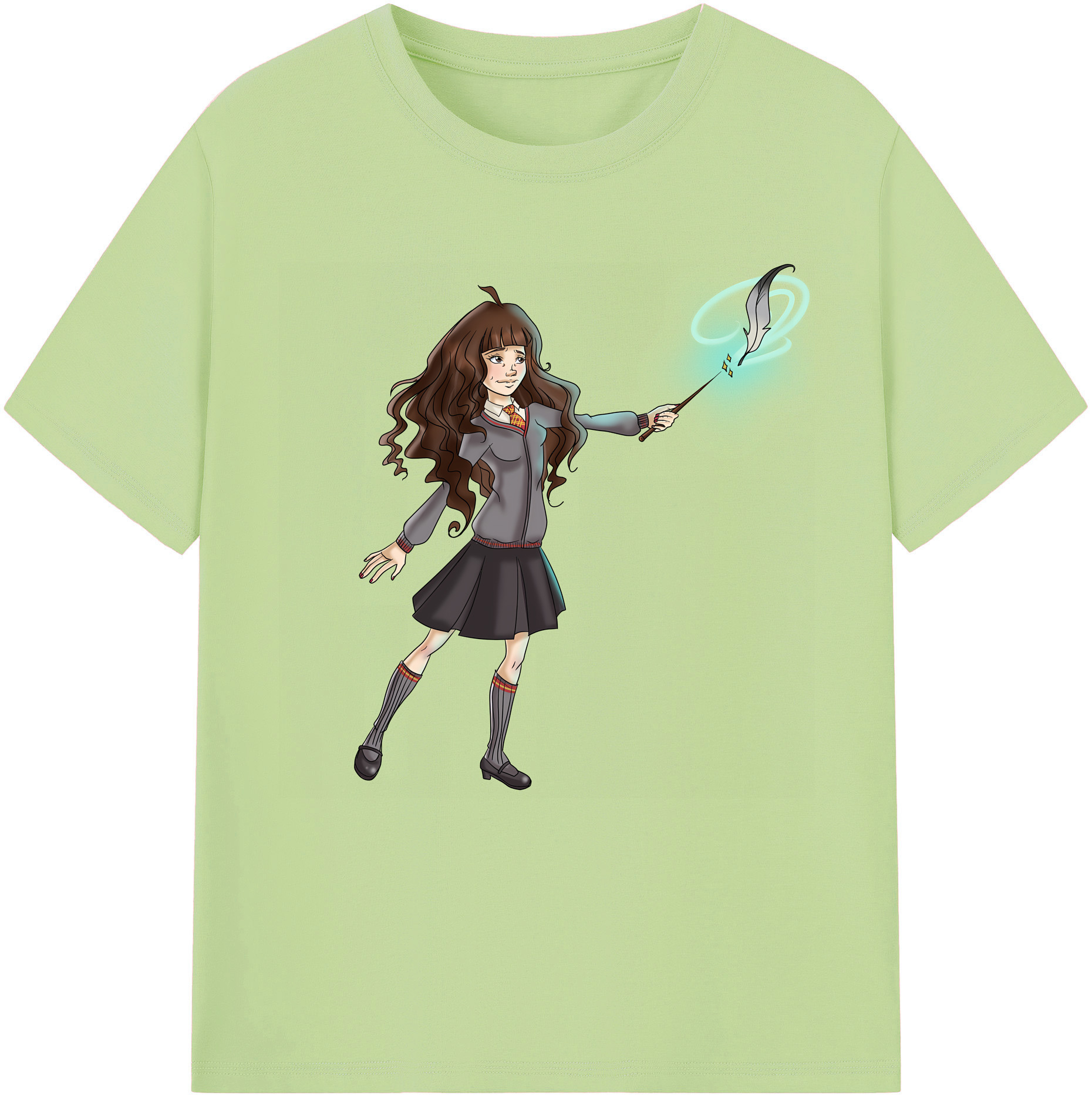 （画像用） Harry Potter ハリー・ポッターシリーズ 綿100％半袖Tシャツ（フロントプリント）